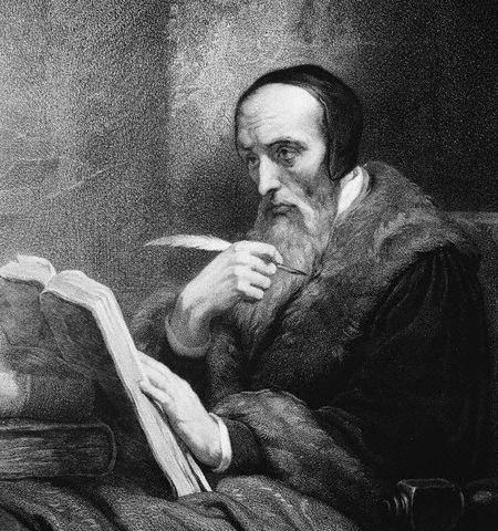 Portrait of John Calvin