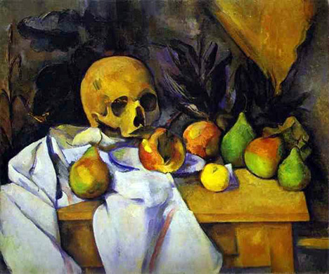 Cezanne-StillLifewithaSkull